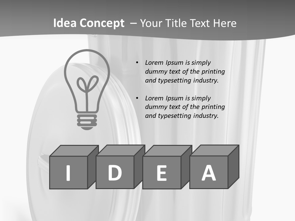 Isolated Obsolete Metallic PowerPoint Template