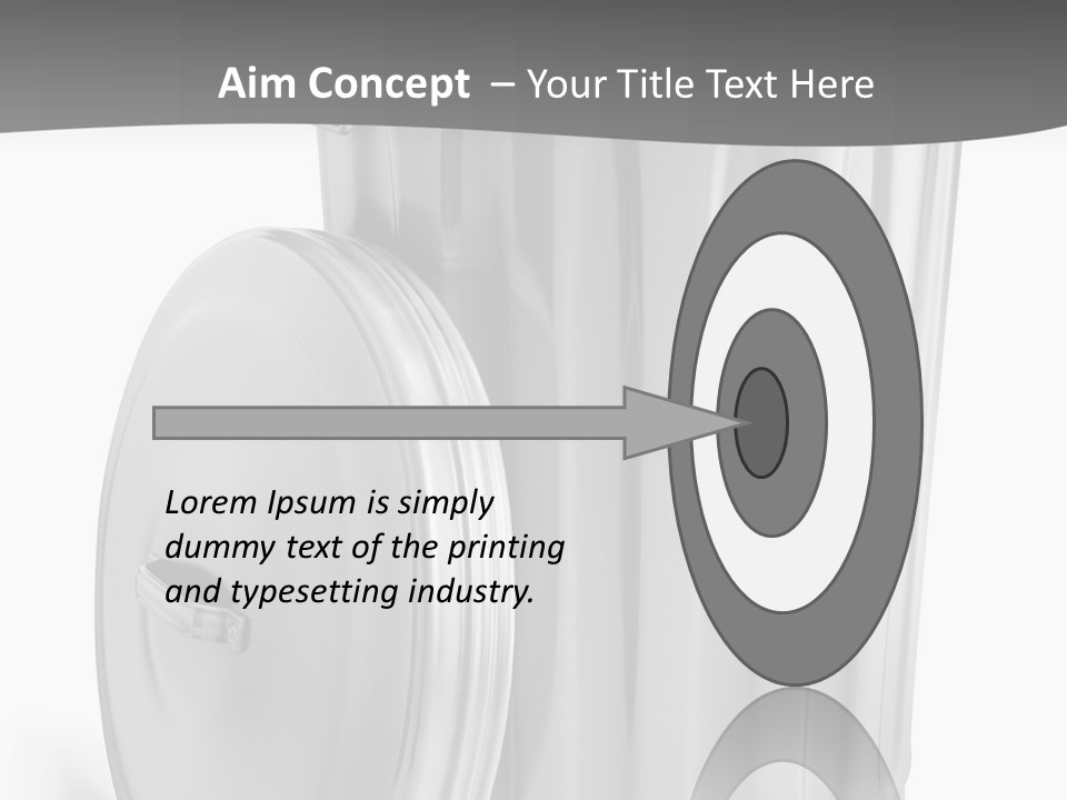 Isolated Obsolete Metallic PowerPoint Template