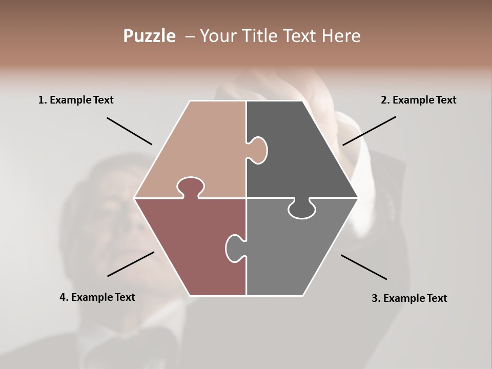 Gesture Business People PowerPoint Template
