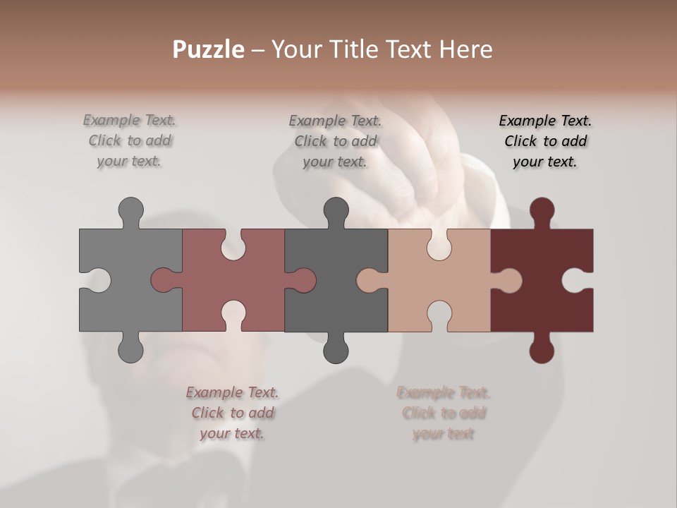 Gesture Business People PowerPoint Template