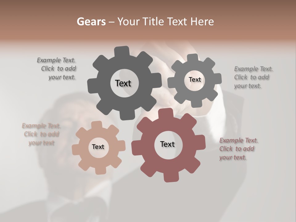Gesture Business People PowerPoint Template