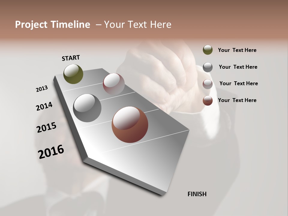 Gesture Business People PowerPoint Template