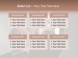 Gesture Business People PowerPoint Template