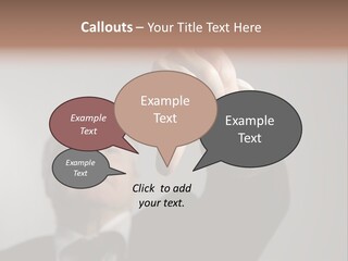 Gesture Business People PowerPoint Template