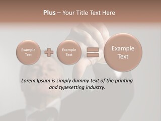 Gesture Business People PowerPoint Template