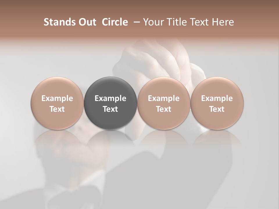 Gesture Business People PowerPoint Template