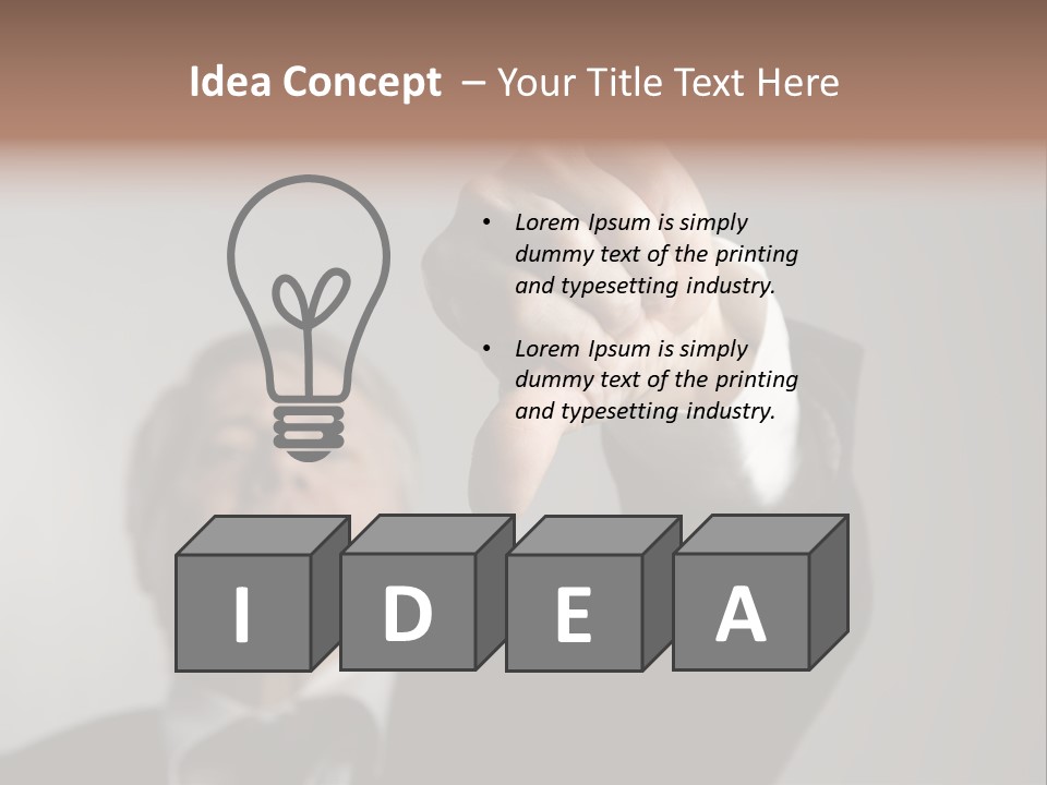 Gesture Business People PowerPoint Template