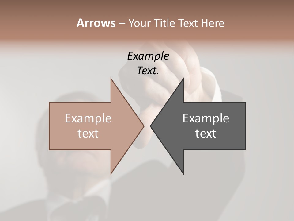 Gesture Business People PowerPoint Template