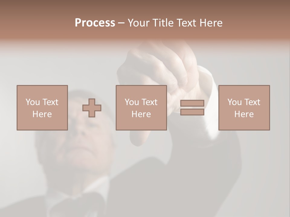 Gesture Business People PowerPoint Template