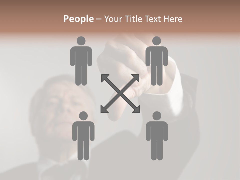 Gesture Business People PowerPoint Template