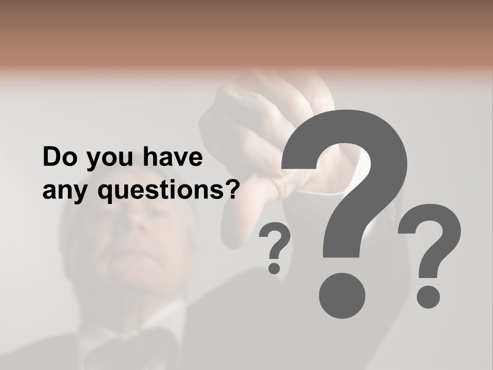 Gesture Business People PowerPoint Template