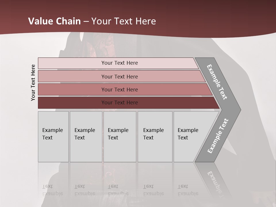 Portrait Caucasian Glamour PowerPoint Template