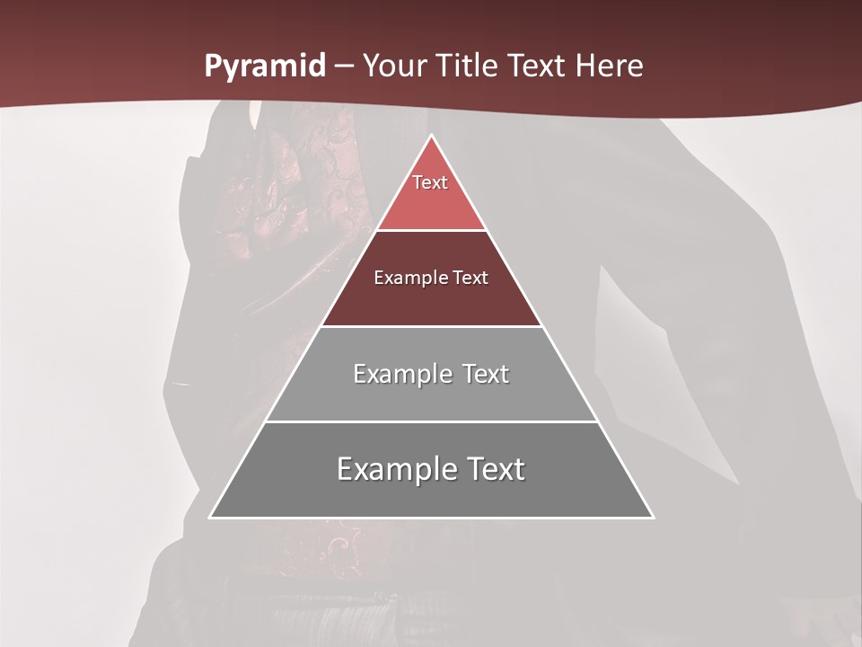 Portrait Caucasian Glamour PowerPoint Template