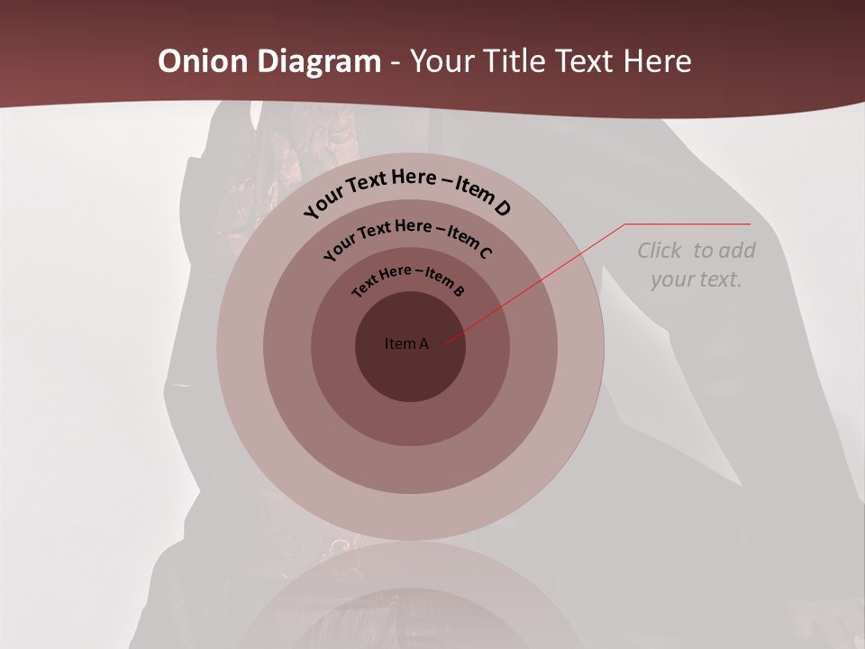 Portrait Caucasian Glamour PowerPoint Template