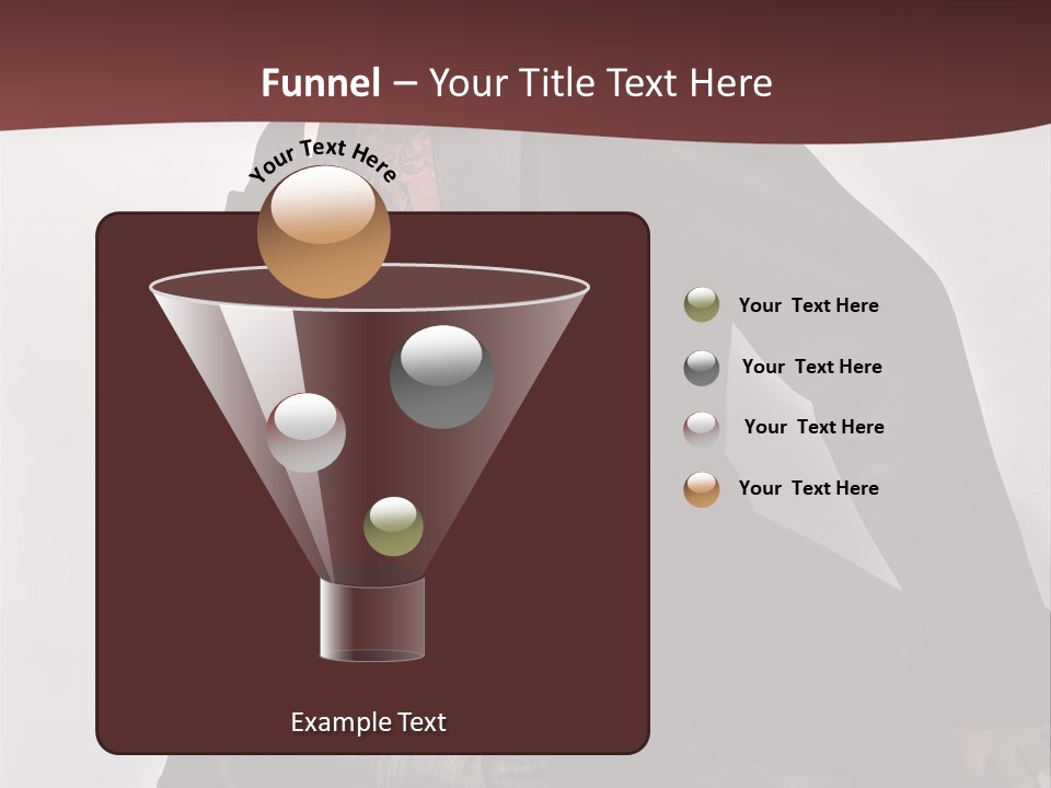 Portrait Caucasian Glamour PowerPoint Template