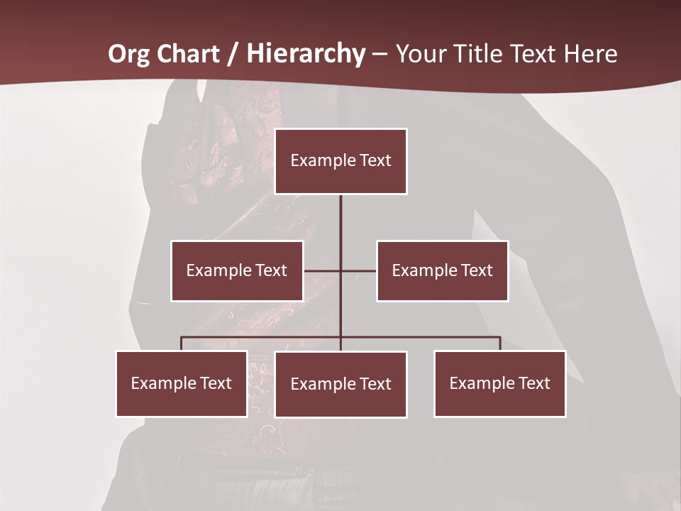 Portrait Caucasian Glamour PowerPoint Template