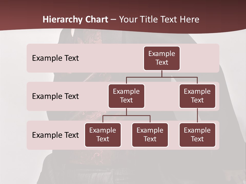 Portrait Caucasian Glamour PowerPoint Template