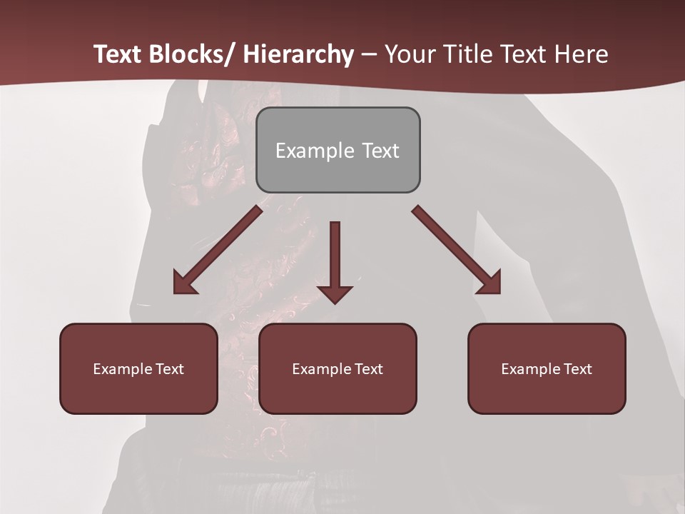 Portrait Caucasian Glamour PowerPoint Template