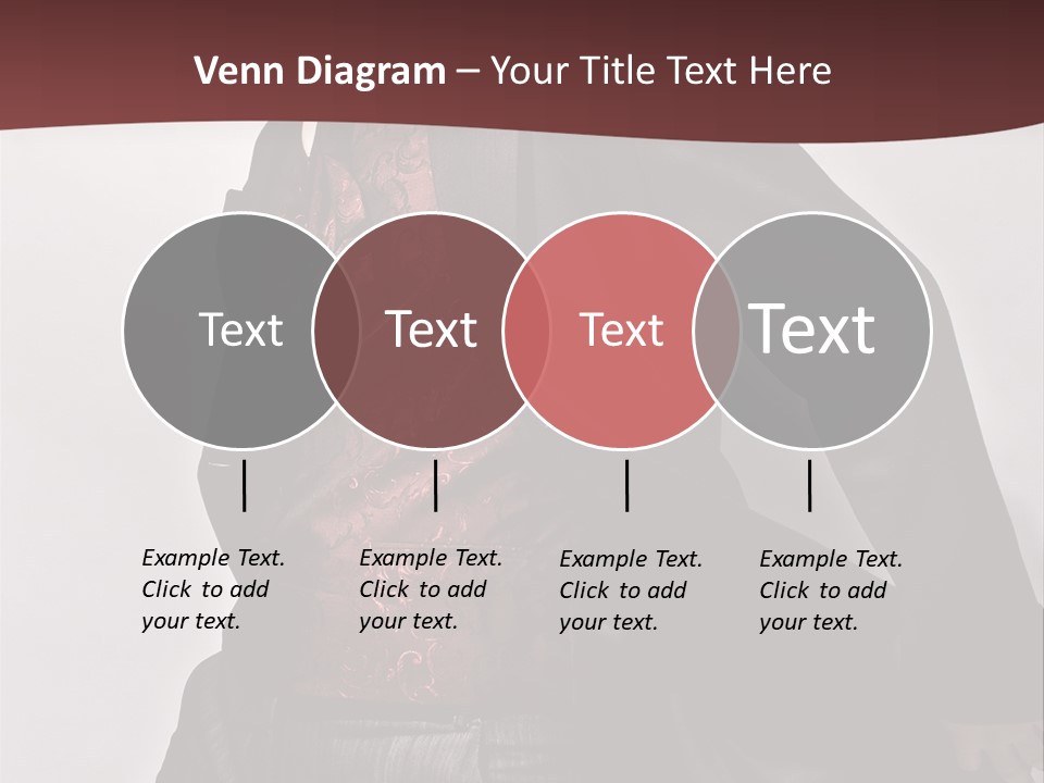 Portrait Caucasian Glamour PowerPoint Template