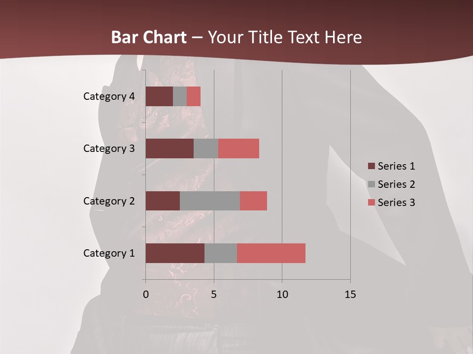 Portrait Caucasian Glamour PowerPoint Template