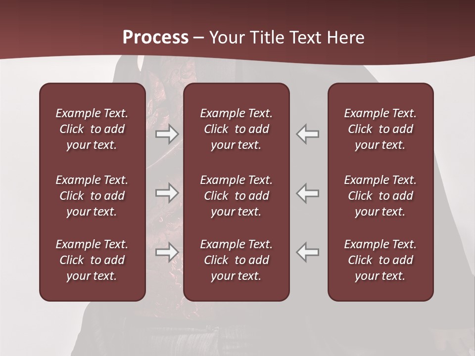 Portrait Caucasian Glamour PowerPoint Template