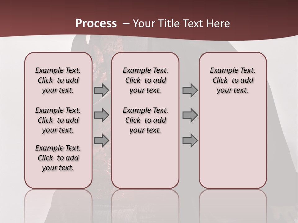 Portrait Caucasian Glamour PowerPoint Template