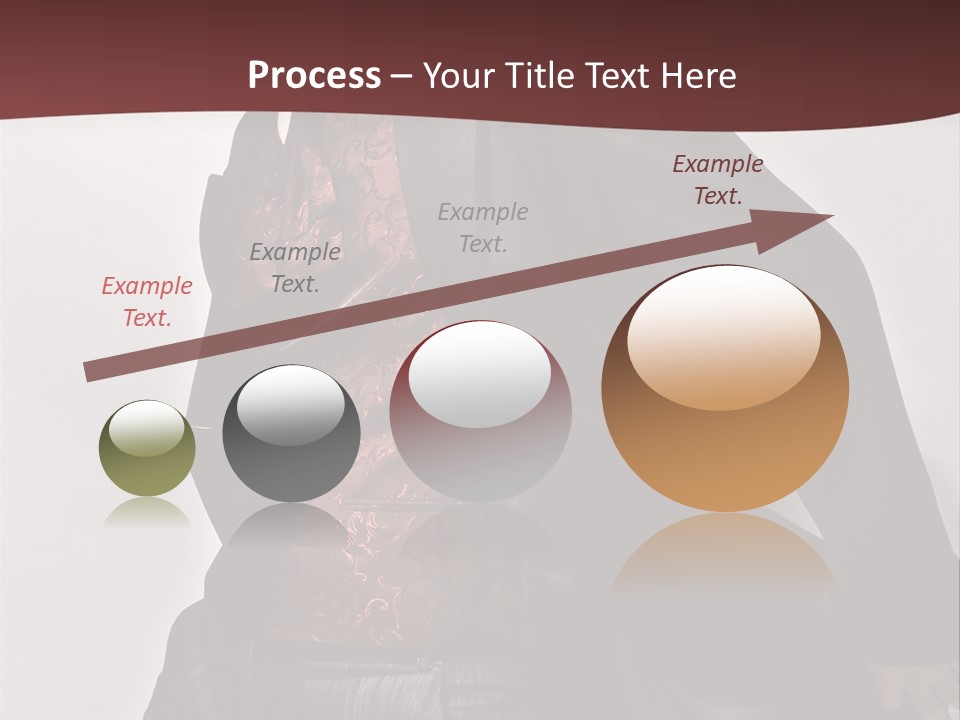 Portrait Caucasian Glamour PowerPoint Template