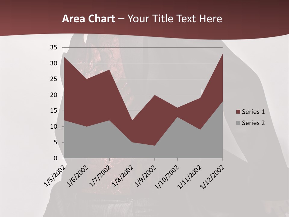 Portrait Caucasian Glamour PowerPoint Template