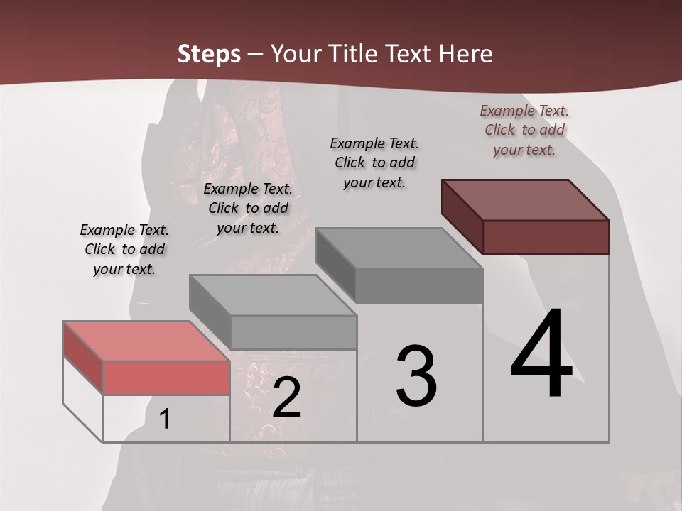 Portrait Caucasian Glamour PowerPoint Template