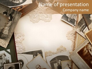 Retro Beige Mother PowerPoint Template