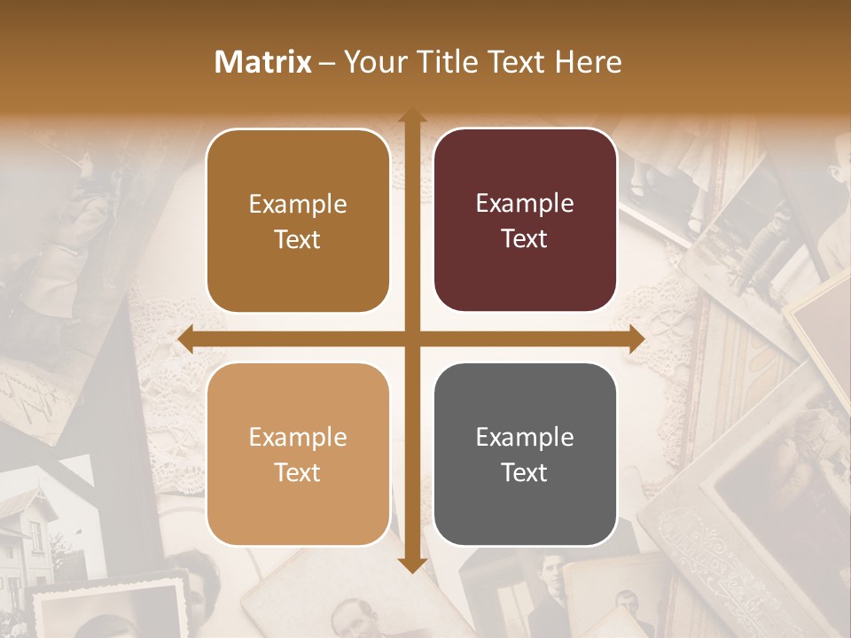 Retro Beige Mother PowerPoint Template