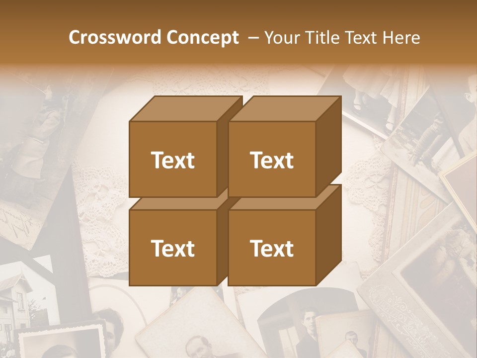 Retro Beige Mother PowerPoint Template