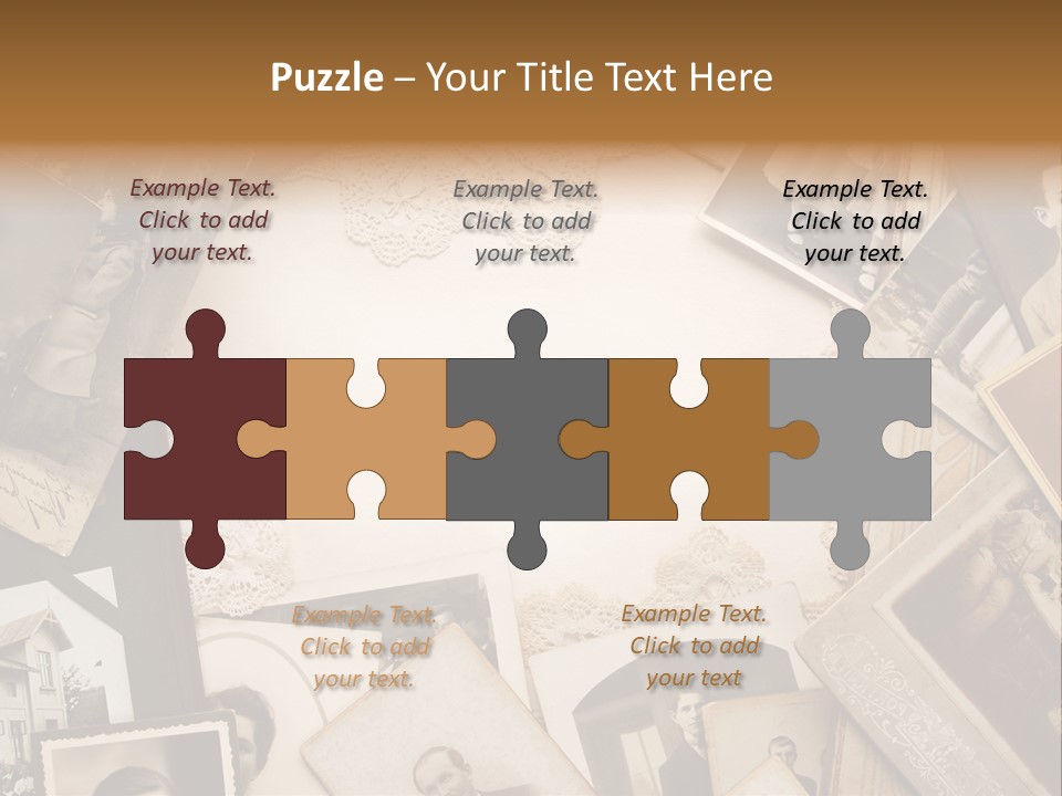 Retro Beige Mother PowerPoint Template