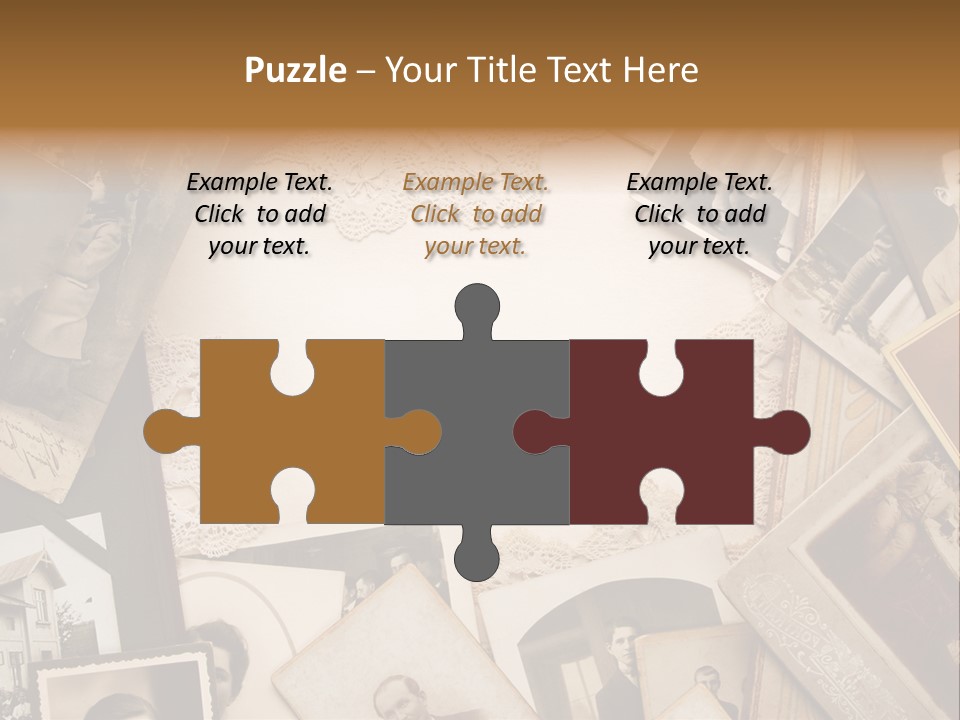 Retro Beige Mother PowerPoint Template