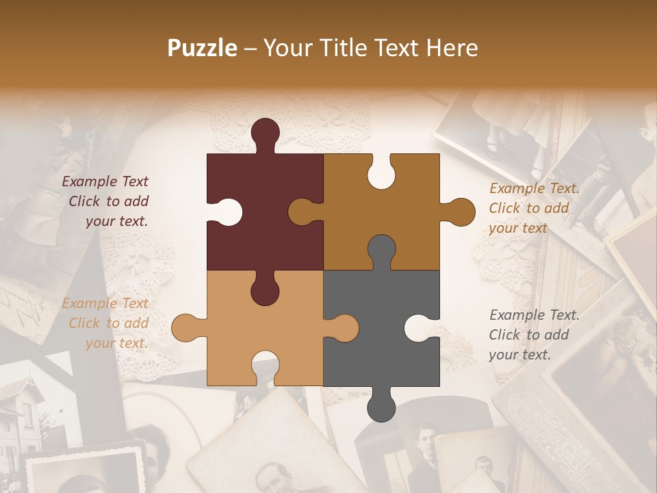 Retro Beige Mother PowerPoint Template