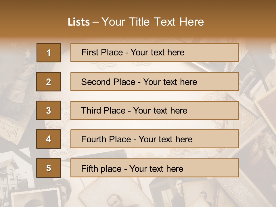 Retro Beige Mother PowerPoint Template