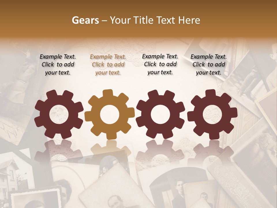 Retro Beige Mother PowerPoint Template