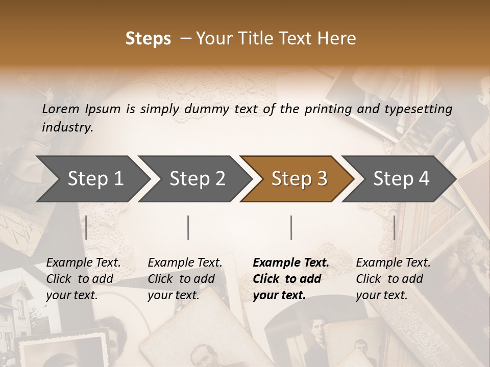 Retro Beige Mother PowerPoint Template