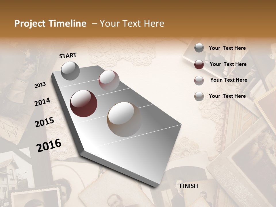 Retro Beige Mother PowerPoint Template