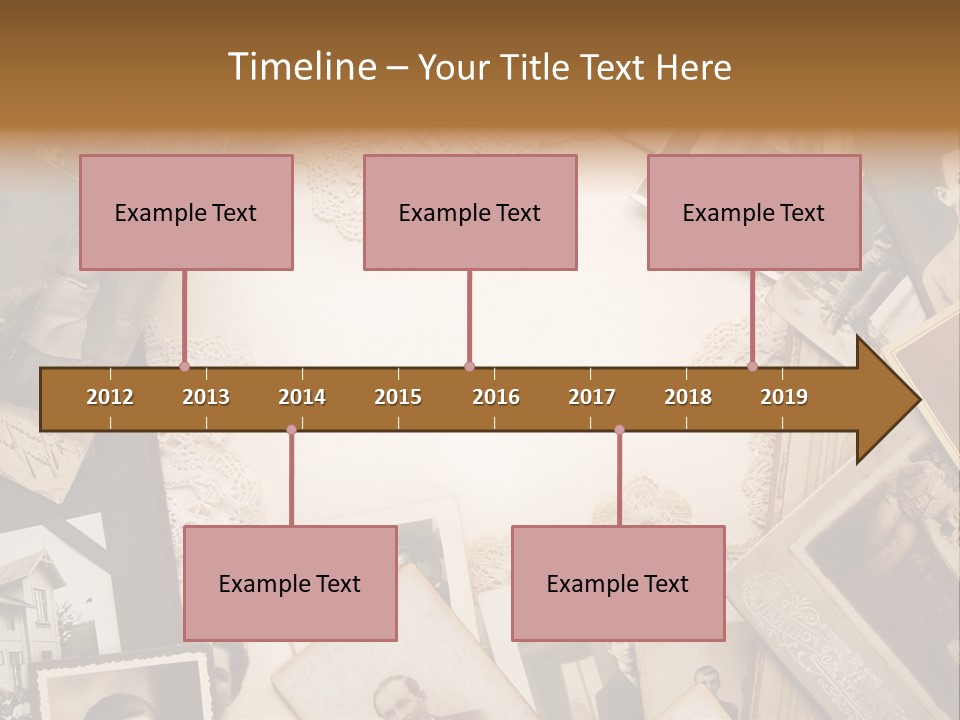 Retro Beige Mother PowerPoint Template