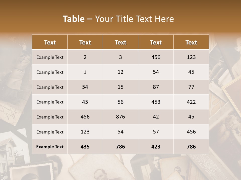 Retro Beige Mother PowerPoint Template