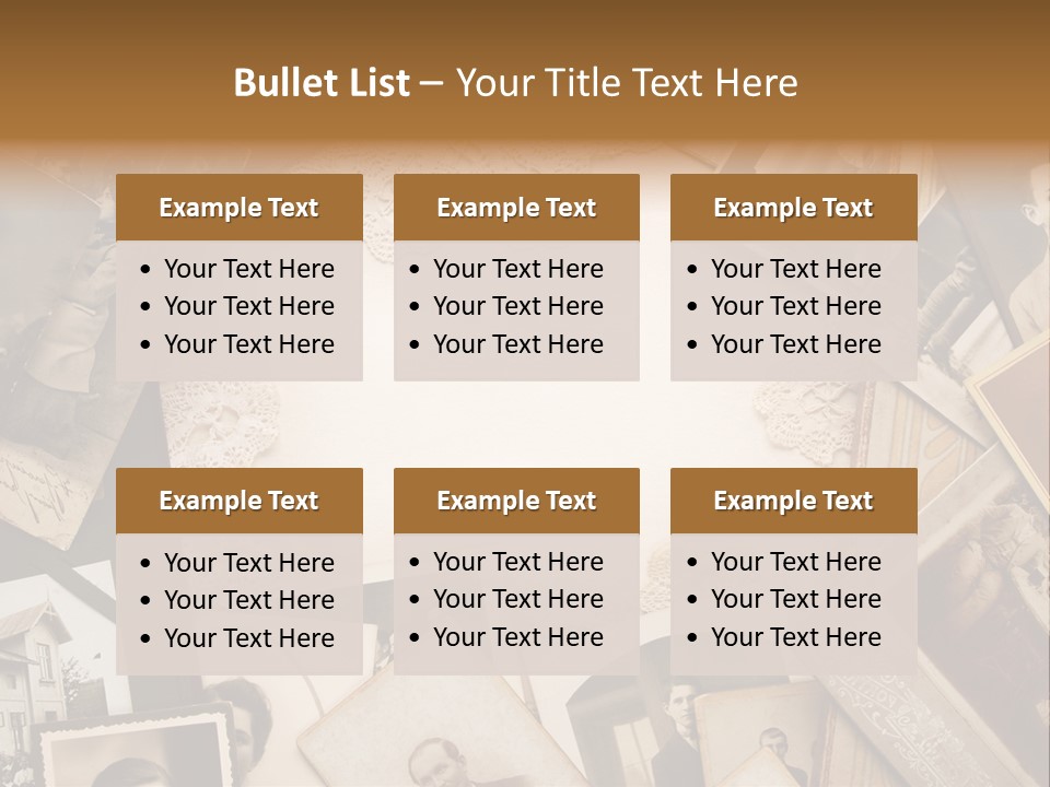 Retro Beige Mother PowerPoint Template