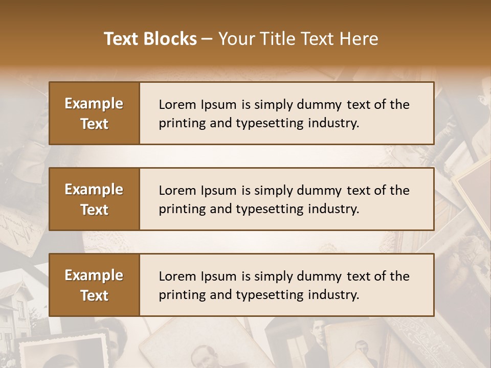Retro Beige Mother PowerPoint Template