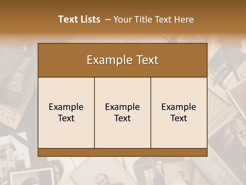 Retro Beige Mother PowerPoint Template