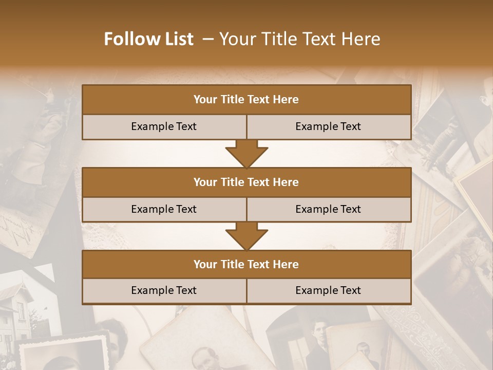 Retro Beige Mother PowerPoint Template