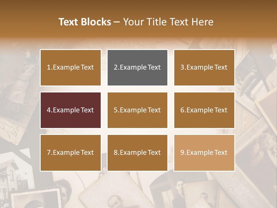 Retro Beige Mother PowerPoint Template