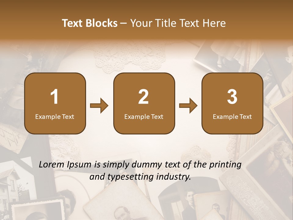 Retro Beige Mother PowerPoint Template