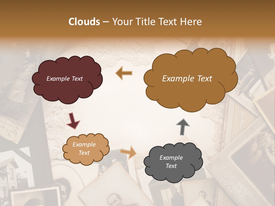 Retro Beige Mother PowerPoint Template