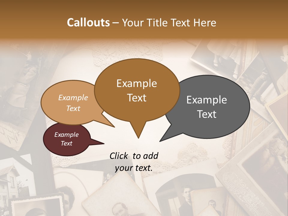 Retro Beige Mother PowerPoint Template