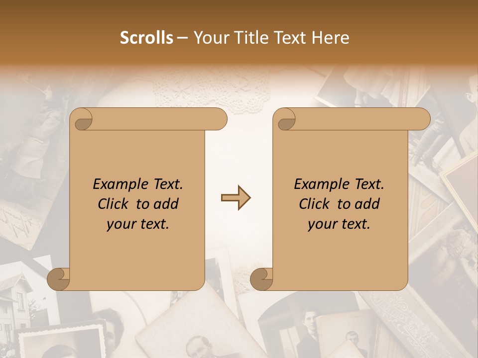 Retro Beige Mother PowerPoint Template